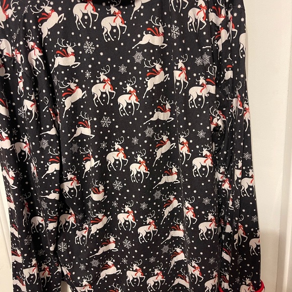 Jordan Black and Red Reindeer Pajama Set - Picture 5 of 11